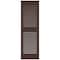 Ekena Millwork Mid-America Vinyl, Standard Size Cathedral Top Center Mullion, Open Louver Shutter, 11431009, PR 00011431009 - alternate 5